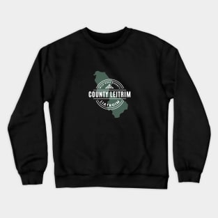 County Leitrim Map Crewneck Sweatshirt